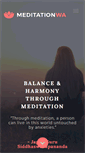 Mobile Screenshot of meditationwa.com.au